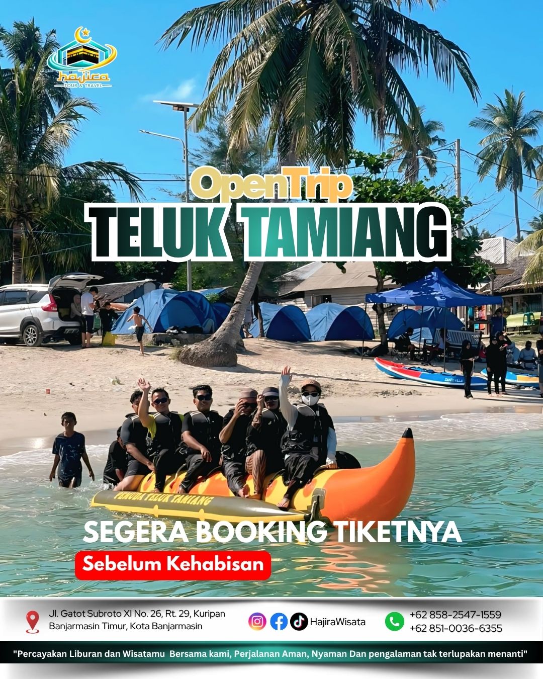 Pratinjau brosur Open Trip Teluk Tamiang